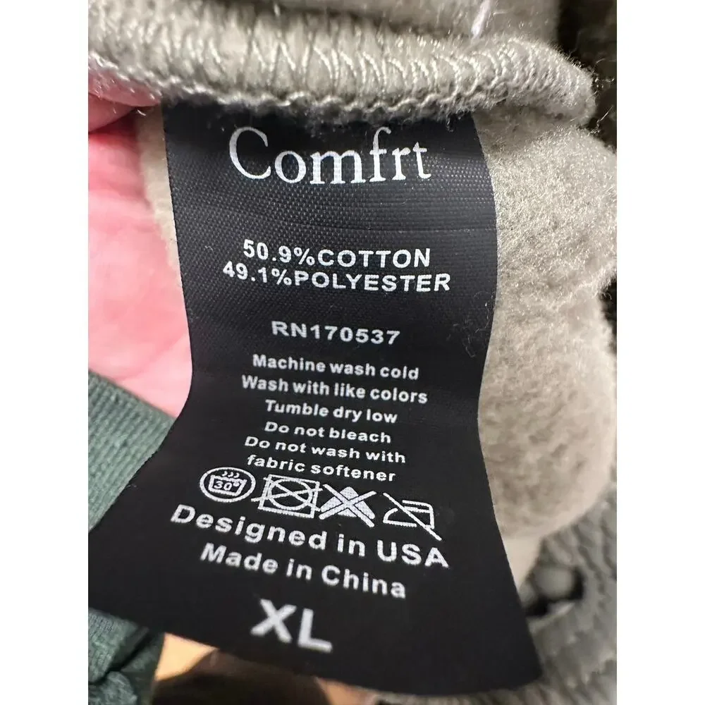 Comfrt Travel Essentials Sweatpants, Color Moss, Size XL - Picture 7 of 7